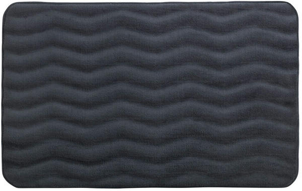 Wenko Memory Foam Waves Dunkelgrau 50x80 cm