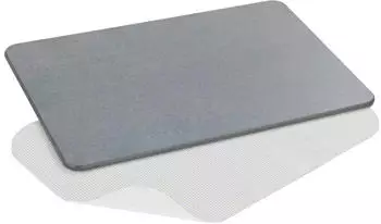 Wenko Badematte Simi Grau 60x39 cm Badvorleger Badmatte Wenko Badematte Simi Grau 60x39 cm Badvorleger Badmatte
