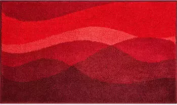 Grund Badematte Hills rot 60x100 cm