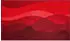 Grund Badematte Hills rot 60x100 cm