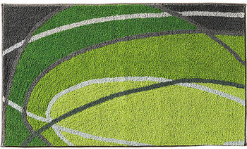 REDBEST Badematte Lynn gruen/grau 70x120 cm