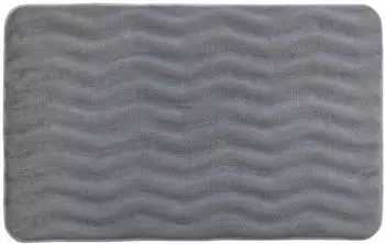 Wenko Memory Foam Waves Hellgrau 50x80 cm