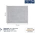 Kela Badvorleger Ladessa grau 50 x 70 cm