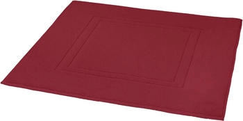Kleine Wolke Badteppich Plaza Rot 80 cm x 60 cm