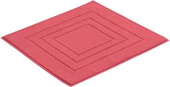 Vossen Badteppich Feeling maroon 60 x 60 cm