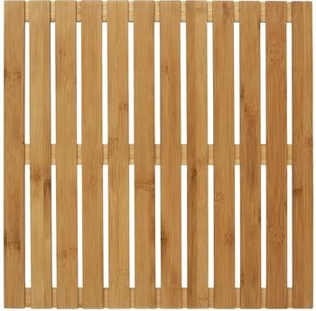 Wenko Baderost Indoor & Outdoor Bambus braun mit rutschhemmender Unterseite (24610100)