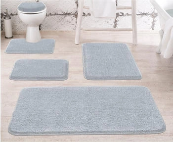 Grund Melange WC-Deckelbezug Silber 47x50 cm (b4102-000004002)
