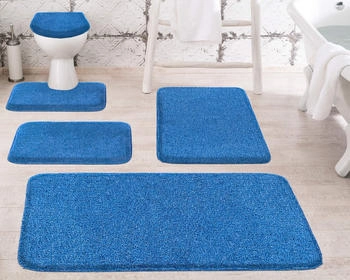 Grund Melange WC-Deckelbezug Jeansblau 47x50 cm (b4102-000004132)