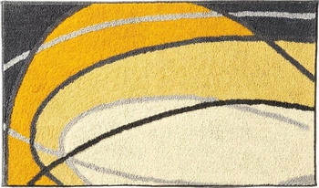 REDBEST Badematte Lynn gelb/grau 80x140 cm