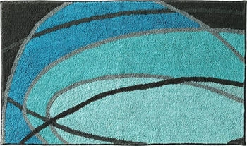 REDBEST Badematte Lynn gruen/blau/grau 70x120 cm