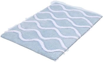 Kleine Wolke Badteppich Piana Stahlblau 70x120 cm
