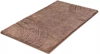 Kleine Wolke Badteppich SATURN Taupe 70 x 120 cm