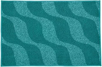 Kleine Wolke Badteppich ONDA Petrol 60 x 90 cm