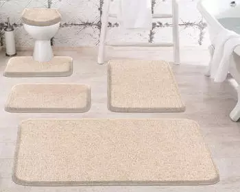 Grund Badteppich MELANGE Champagner 80x140 cm