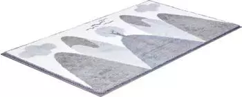 Grund Badteppich MOUNTAINS grey 80x140 cm
