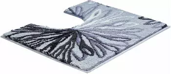 Grund WC-Vorleger ART anthrazit/grau 50x60 cm mit Ausschnitt