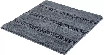 Kleine Wolke Badteppich MONROVIA Schiefer 60 x 60 cm