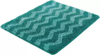 Kleine Wolke Badteppich ZACK Petrol 55 x 65 cm