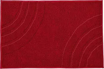 Kleine Wolke Badteppich SATURN Granat 60 x 100 cm