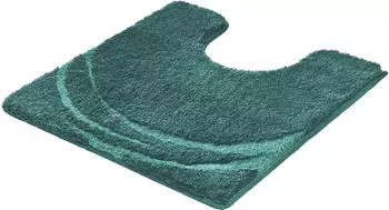 Kleine Wolke WC-Vorleger MYSTIC Petrol 55 x 55 cm mit Ausschnitt