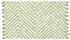 Homescapes Badematte Chevron-Muster, Baumwolle, salbeigrün, 50x80cm