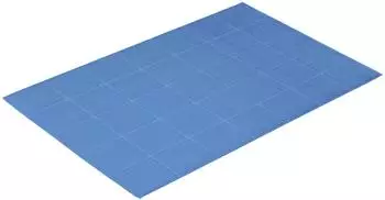 Bugatti Pratos Badematte 60x90cm, blau, Baumwolle (4550)