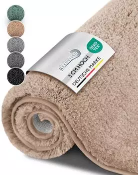 Beautissu Badematte Hochflor rutschfest 60x100cm (340298)