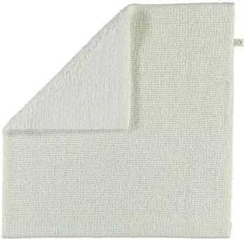 Rhomtuft Badteppich Pur einfarbig, wei&szlig;, 60x60cm