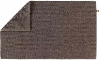 Rhomtuft Badteppich Pur 100% Baumwolle, taupe, 50x75cm (58)