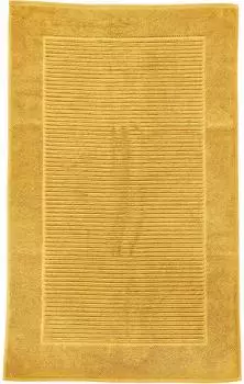 done Damian Badteppich 100% Baumwolle, goldfarben, 70x120cm (BM02-701-0751)