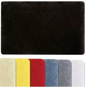 Spirella Fino Badteppich Mikrofaser, schwarz, 40x60cm (10.20666)