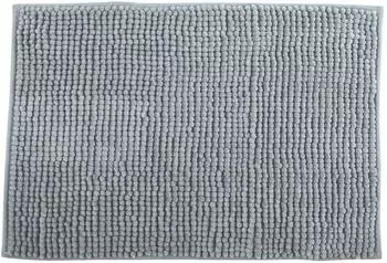 MSV Badezimmerteppich Chenille-Mikrofaser 40x60cm hellgrau (MSV23-141643)