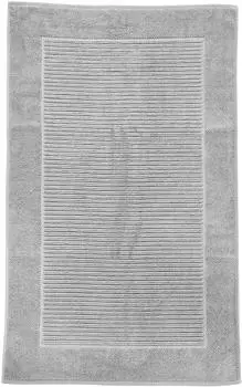 done Damian Badematte Baumwolle silberfarben 70x120cm (35372816-0)