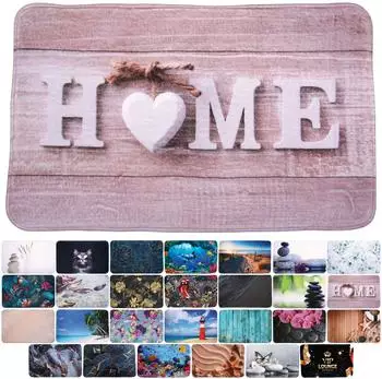 Sanilo Badteppich "Home" braun, 50x80cm, Polyester