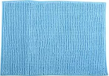 MSV Badezimmerteppich Chenille-Mikrofaser, hellblau, 50x80cm (144506)