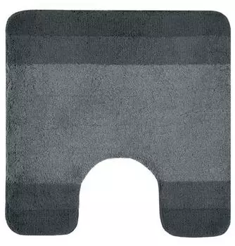 Spirella Balance WC-Vorleger Hochflor 55x55cm grau (10.14741)