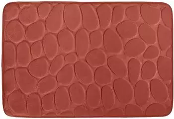 MSV Badteppich Pebble Mikrofaser 40x60cm terrakotta (MSV23-142122)