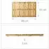 Relaxdays Badematte Bambus, 40x65cm, natur (Bambusmatte)