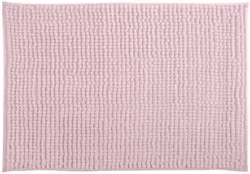 MSV Badteppich Mikrofaser Chenille 50x80cm rosa (144512)