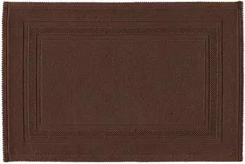 Rhomtuft Gala Badematte 100% Baumwolle, mocca, 70x120cm (406)