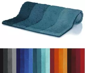 Spirella Four Badematte Hochflor 60x90cm petrol (1016177)