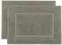 ZOLLNER Badematte 50x70cm, 100% Baumwolle, taupe (2er-Set)