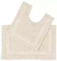 2-tlg. Badgarnitur Creme Aus 100% Baumwolle - Homescapes
