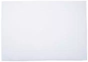 Framsohn Uni Basic Hotelmatte Badematte weiß, Baumwolle, 67x67cm (28215024-3)