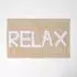 Homescapes Relax Badematte 100% Baumwolle, beige, 50x80cm