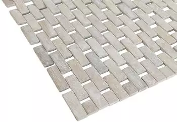 Wenko Bamboo Badteppich weiß, 50x80cm (22106100)
