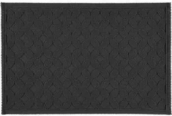 Rhomtuft Seaside Badteppich 70x120cm, 100% Baumwolle, zinn (578352)