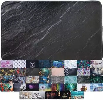 Sanilo Badteppich Granit, 50x80cm, rutschhemmend, Polyester
