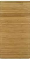 Kleine Wolke - Holzmatte Bambus Natur, Badezimmermatte 50 X 80cm