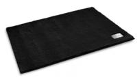 Joop! Badteppich Luxury, Schwarz, Textil, Uni, rechteckig, 70x120 cm, Made in